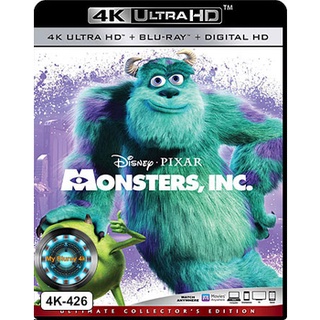 4K UHD หนังการ์ตูน Monsters Inc บริษัทรับจ้างหลอน (ไม่) จำกัด