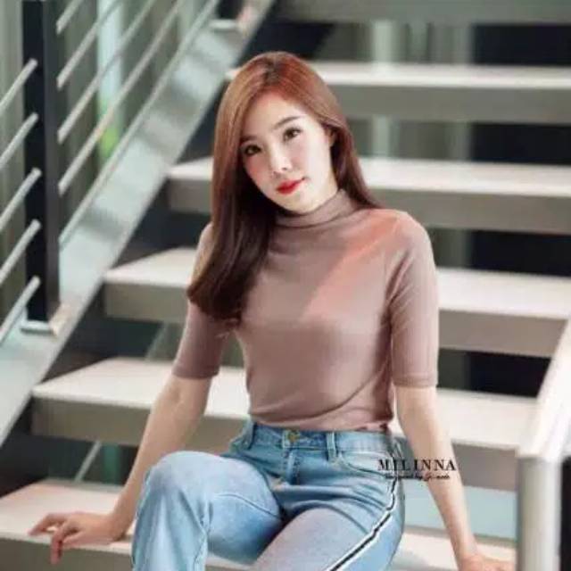 เสื้อยืดคอเต่า Millina Premium BKK (24)