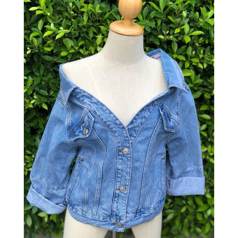 TOPSHOP JACKET JEANS UK10