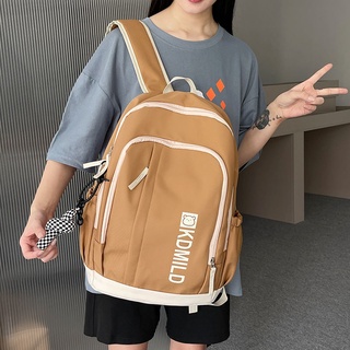 กระเป๋าเป้สะพายหลังนักศึกษา Casual Wild Casual Wild Design Bag Computer Travel