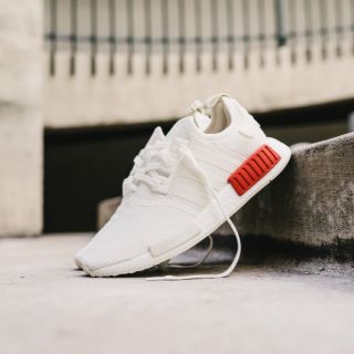 Adidas NMD r1 White red 🍒 ⚪️🔴 พร้อมส่ง แท้ 100%