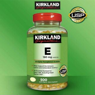 Kirkland Signature Vitamin E 180mg 500 Softgels