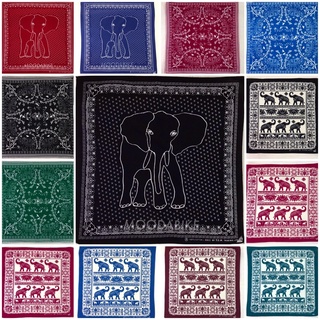 ผ้าลายช้าง Elephant Hanky (มีของพร้อมส่ง)