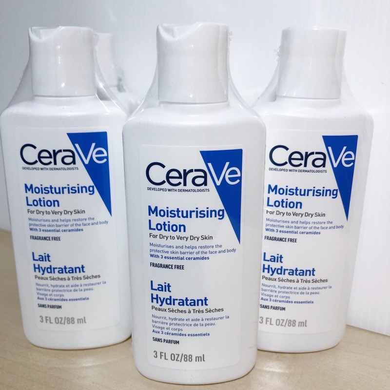 cerave moisturizing lotion 88 ml