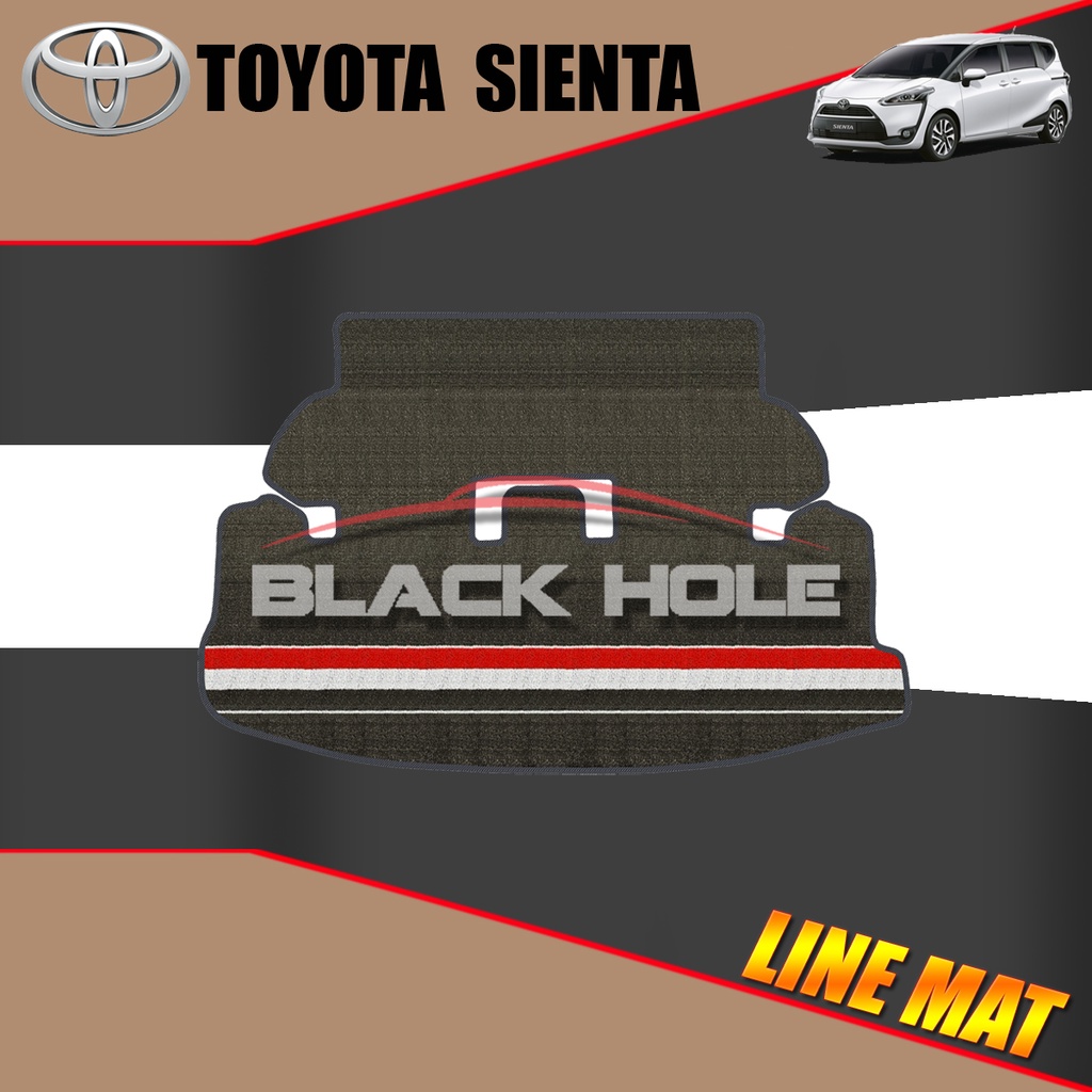 Toyota Sienta ปี 2016 - ปีปัจจุบัน Blackhole Trap Line Mat Edge (Trunk ที่เก็บสัมภาระท้ายรถ)