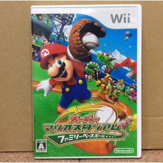 แผ่นแท้ [Wii] Super Mario Stadium: Family Baseball (Japan) (RVL-P-RMBJ) Mario Super Sluggers