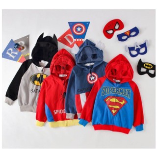 ถูกที่สุด #เสื้อแจ็คเก็ตเด็ก พร้อมส่ง เสื้อกันหนาวเด็ก ลาย Super Hero สำหรับเด็ก #ถูกที่สุด #แจ็กเก็ตเด็กมีฮูด Old Navyแ