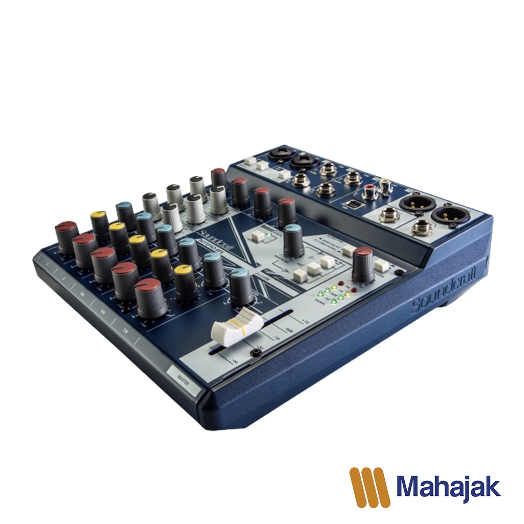 Notepad-8FX Small-format Analog Mixing Console with USB I/O and Lexicon Effects