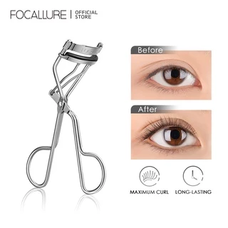 Focallure Skyrush ที่ดัดขนตา ติดทนนาน แบบพกพา เครื่องมือแต่งหน้า ที่เข้มข้น และยาวนาน โค้งงอนสม่ําเสมอ