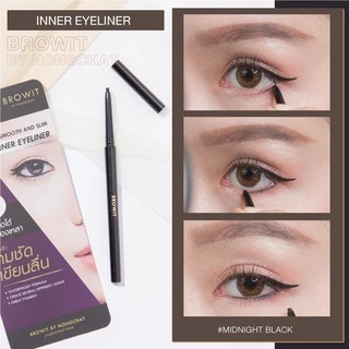 ดินสอเขียนขอบตา Inner Eyeliner Browit By Nongchat Smooth and Slim 0.1g บราวอิท น้องฉัตร