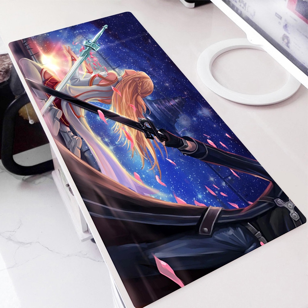 แผ่นรองเมาส์ คีย์บอร์ด ขนาดใหญ่ ลายการ์ตูนอนิเมะ Dare Dare สําหรับเล่นเกมกันดั้ม
