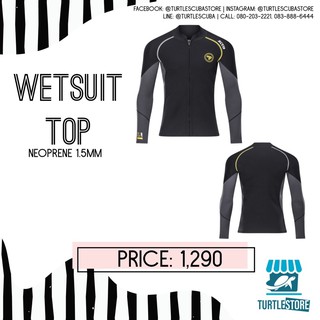 Zcco Top Wetsuit Men ชุดดำน้ำเต็มตัวผู้ชาย Neoprene 1.5mm