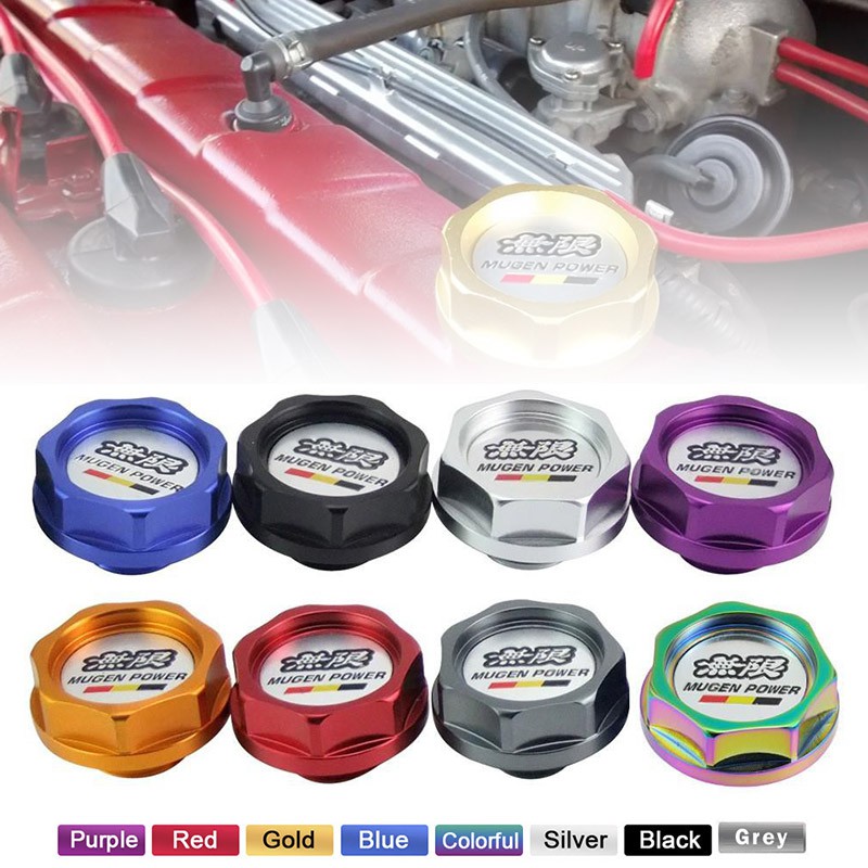 Jdm Mugen ฝาครอบถังน้ํามันเชื้อเพลิง อลูมิเนียม สําหรับ Honda Civic Acura