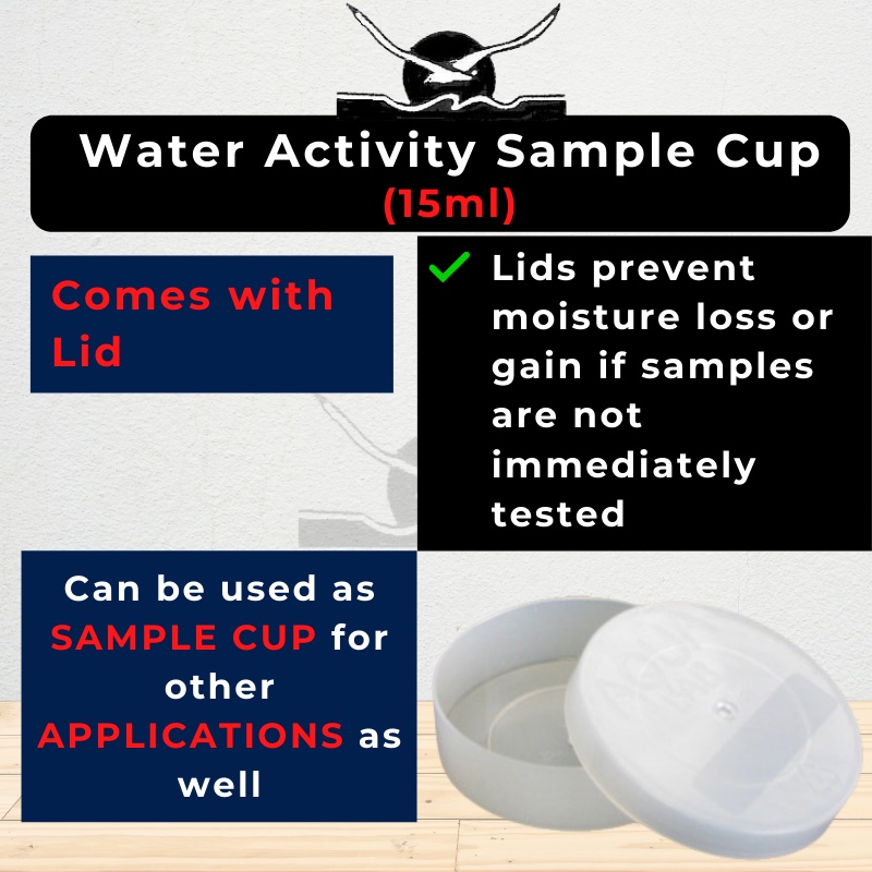 Aqualab/USA Sample Cup พร้อมฝาปิด 15ml สําหรับกิจกรรมน้ําตัวอย่าง
