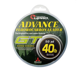 สายช๊อคลีดเดอร์ ฟูลโรคาร์บอน EUPRO Advance Fluorocarbon Leader GT