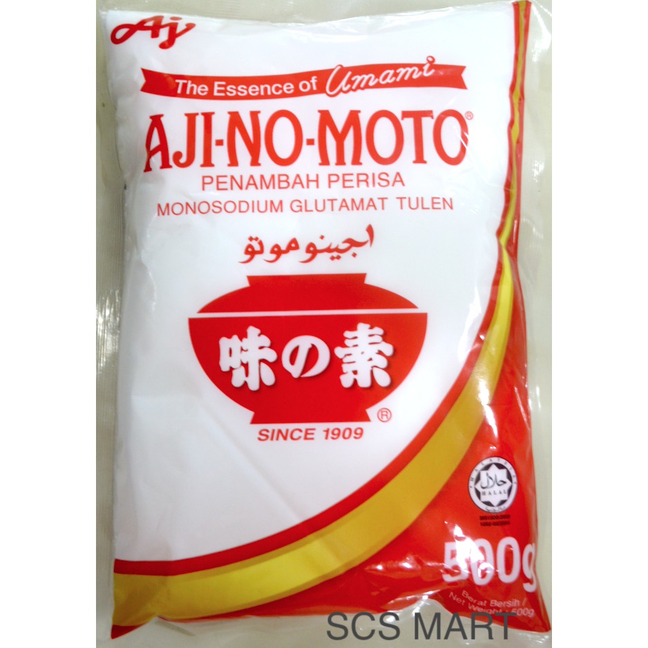 AJI-NO-MOTO 500g Penambah Perisa Monosodium Glutamat Tulen