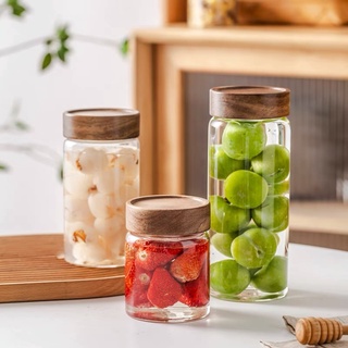 HERA โหลแก้วสูญญากาศ ขวดโหลแก้ว กล่องเก็บอาหาร กระปุกใส่เครื่องปรุง Airtight Glass Jar Food Storage Box Transparent Glass Container Seasoning Bottle