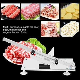 Stainless Meat Slicer เครื่องสไลด์เนื้อสัตว์ เครื่องสไลด์หมู หั่นหมูไก่ ขนาด 0.2-1