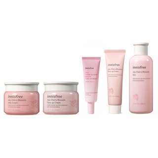 Innisfree Jeju Cherry Blossom Tone Up Cream Tube Type 20, 50ml / Jelly Cream 50ml / Skin 200ml / Skin-Fit Tone-Up Cream