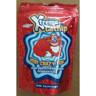 Xtreme Catnip ชนิดผง สำหรับแมว เพื่อใช้ผ่อนคลาย น้ำหนัก 14.2 กรัม