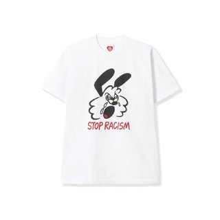 Girls Dont Cry Tee STOP RACISM (WHITE)