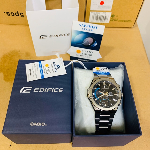 CASIO สายสเตนเลสสตีลผูชาย Edifice รุ่น EFS-S560D-1AV  ✅ราคา;4,500บาท สินคของแท้ รับประกันศูนย์เซ็นทร