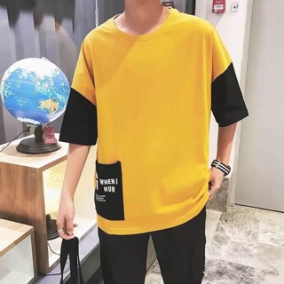 เสื้อยืดโอเวอร์ไซส์ ลาย G WHEN I HUN กร