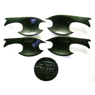 เบ้าปีก เบ้ารองมือเปิด ครอบฝาถังน้ำมัน kevlar carbon Freed honda ฟรีด ฮอนด้า v.2