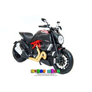 โมเดลรถมอเตอร์ไซต์ Maisto -DUCATI DIAVEL CARBON ขนาด 1/12