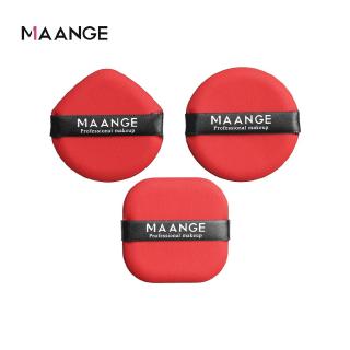 MAANGE พัฟฟองน้ำ สำหรับแต่งหน้า (3 ชิ้น)