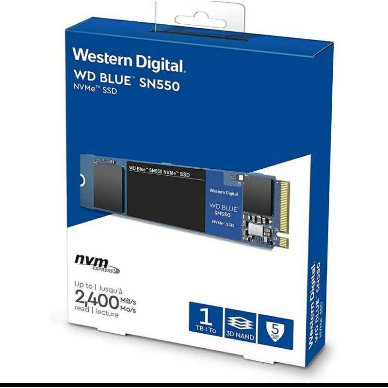 WD BLUE SN550 1TB SSD NVMe M.2 2280 ของใหม่ไม่แกะซีล ปก.it city 5 ปี