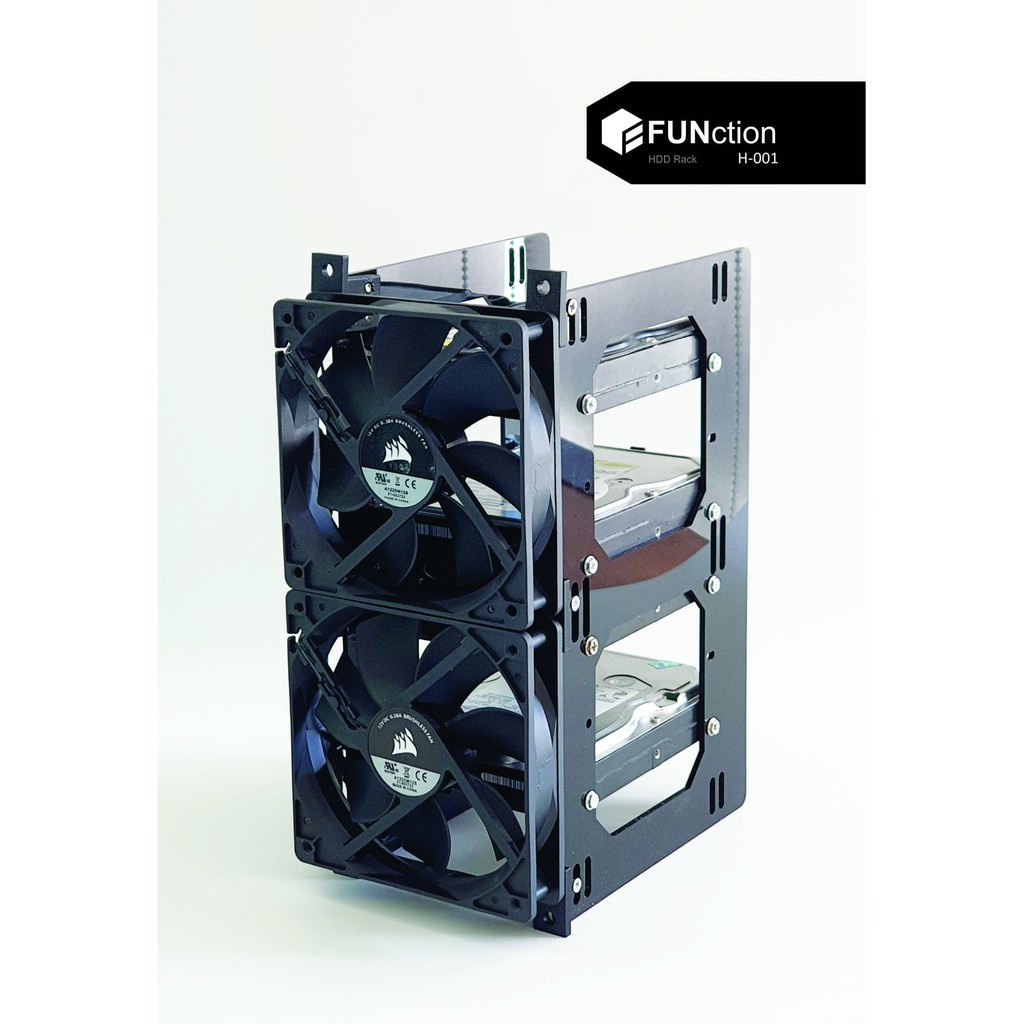 Smart power saving fan ✿HDD Rack แร็คใส่ฮาร์ดดิสก์ รุ่น  H-001+   (ไม่รวมพัดลม)➳