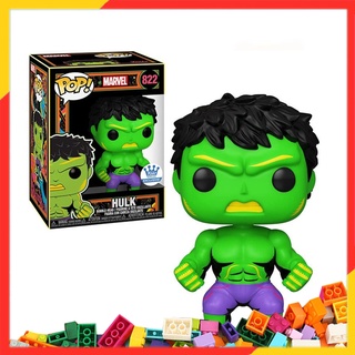 Funko Pop Marvel- Blacklight สีเขียวเรืองแสง ยักษ์ใหญ่ #822 โมเดลตุ๊กตาไวนิล แฮนด์เมด ขยับได้ ของเล่นสําหรับเด็ก