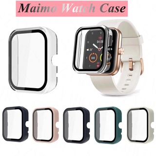 Maimo เคสสมาร์ทวอทช์ PC เคสป้องกัน แบบแข็ง พร้อมกระจกนิรภัย สําหรับ Maimo Watch ฟิล์มป้องกัน TPU นิ่ม