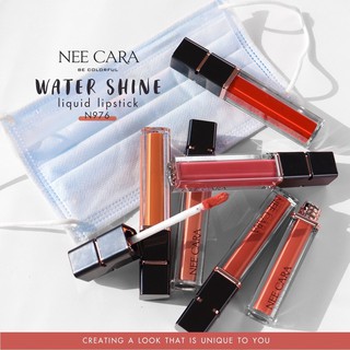 NEE CARA WATER SHINE LIQUID LIPSTICK MATTE N976 นีคาร่า ลิปสติก แบบจุ่มเนื้อแมท