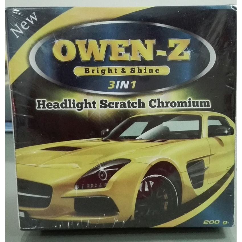 Owen-Z Power Bright & Shine 3in1ครีมขัดไฟ ขัดชุดสี ขัดโลหะ