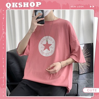 QKshop 💫เสื้อยืดผู้ชาย สกรีนลายดาวสุดเท่ห์ ใครๆก็ต้องแวะชมแวะซื้อ ใส่แล้วหล่อสุดในย่านนี้🕶 ไม่มีได้ที่ไหน☀️