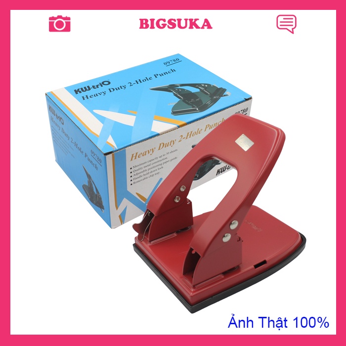 เจาะกระดาษ Kw-Trio 9780 2 รู เจาะกระดาษ SUKADO 30 แผ่น