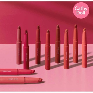 Cathy Doll Beauty To Go Mini Lip &amp; Cheek Creamy Matte บิวตี้ทูโก มินิลิปแอนด์ชีคครีมมี่แมทท์