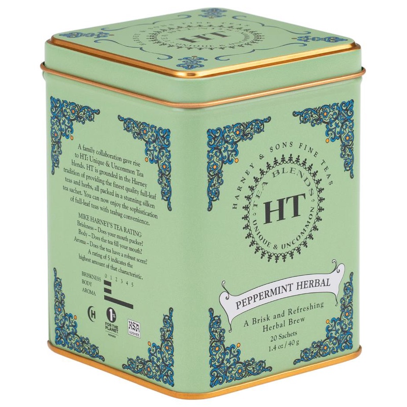Harney&Sons Peppermint Herbal ชาเปปเปอร์มิ้นต์ จากรัฐโอเรกอน USA รสชาติดี หอมสดชื่น ช่วยขับลมได้ดี