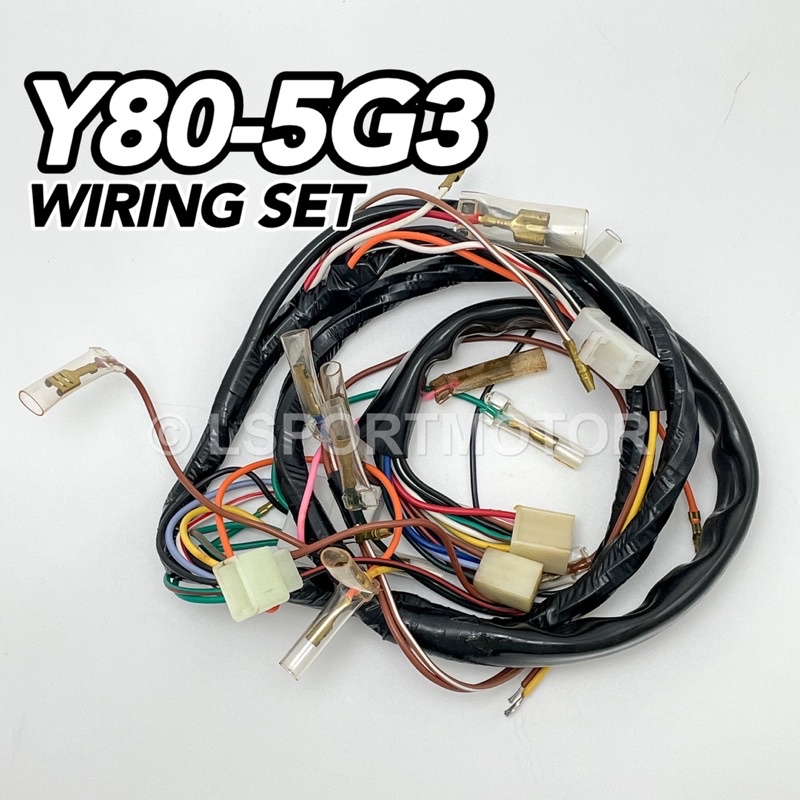 YAMAHA Y80 (5G3) WIRING SET 5G3-H355-00 HARDENNESS HARNESS WAYARING WAYERING WIRE Y80 5G3