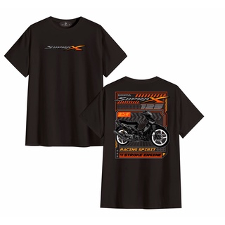 คอลูกเรือเสื้อยืดคอกลมเสื้อยืด ลาย Distro HONDA SUPRA X 125 RACING SPIRIT สําหรับผู้ชาย และผู้หญิงผ้าฝ้ายแท้