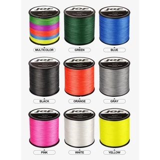 Jof สายเอ็นตกปลา แบบถัก PE 8-80LB 300 ม. 500 ม. 1000 ม. 4 เส้น