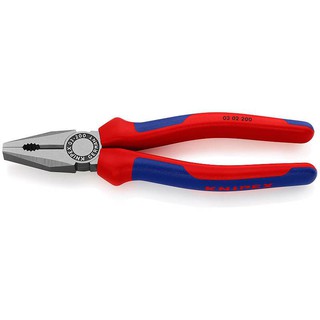 Knipex คีมปากจิ้งจกด้ามหนา ขนาด 8 นิ้ว รุ่น 0302200