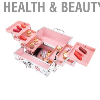 Health &amp; Beauty Home กล่องเก็บเครื่องสําอาง เครื่องประดับ แบบพกพา แบบพกพา อุปกรณ์สําหรับแต่งหน้า