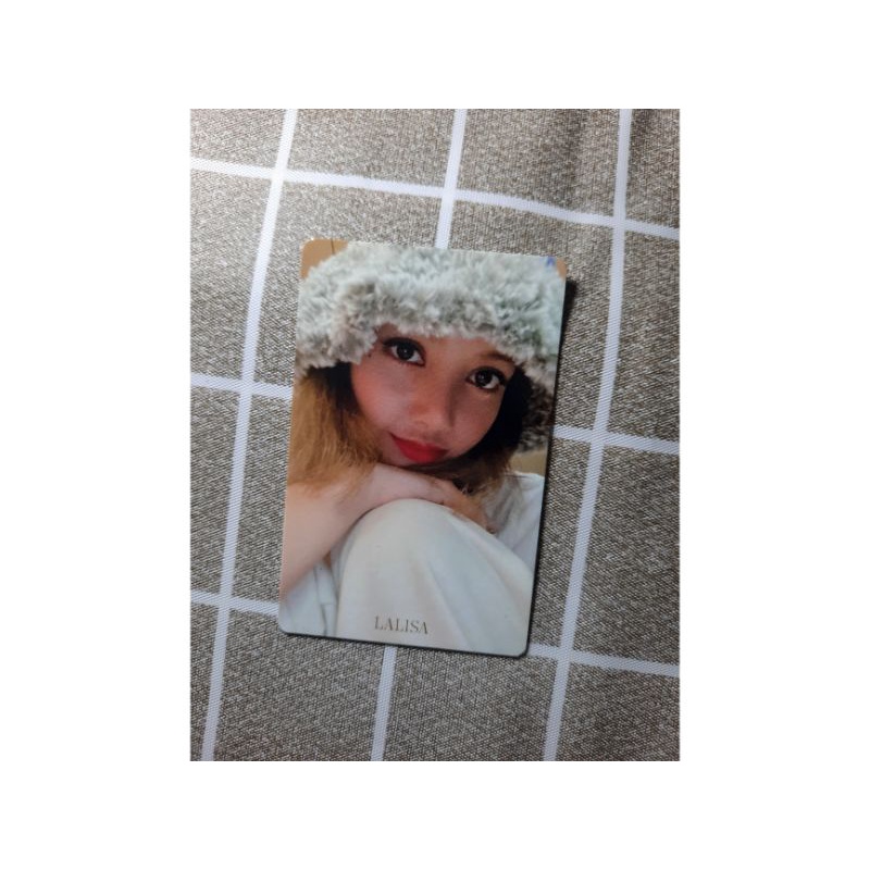 การ์ดลิซ่า ของแถม Applewood อัลบั้ม LALISA (Selfie Photocard)