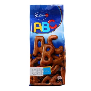 Bahlsen ABC Biscuits บิสกิตรูปตัวอักษรเคลือบคาราเมลรสโกโก้ ขนาด 100 กรัม