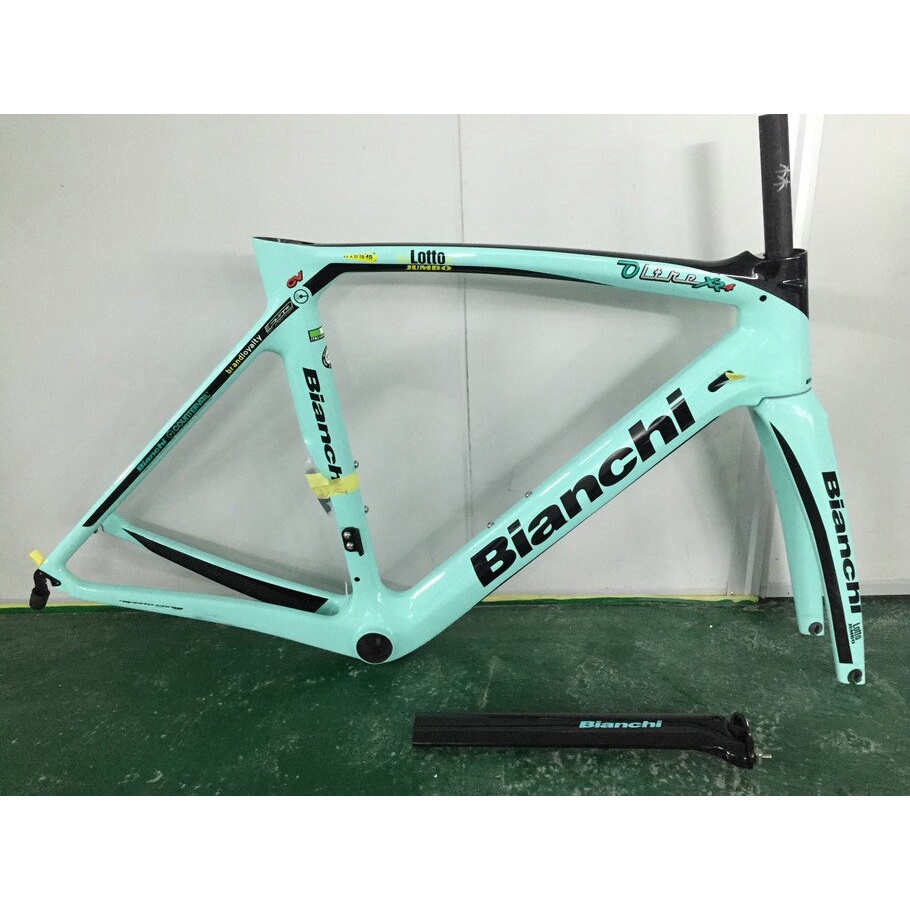 T1100 Bianchi Oltre XR4 LOTTO carbon Road Bike Frame direct mount brake size 50/53/55/57cm BB386