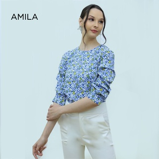 AMILA Blouse AM-B823 แขนยาว IGPU21-7