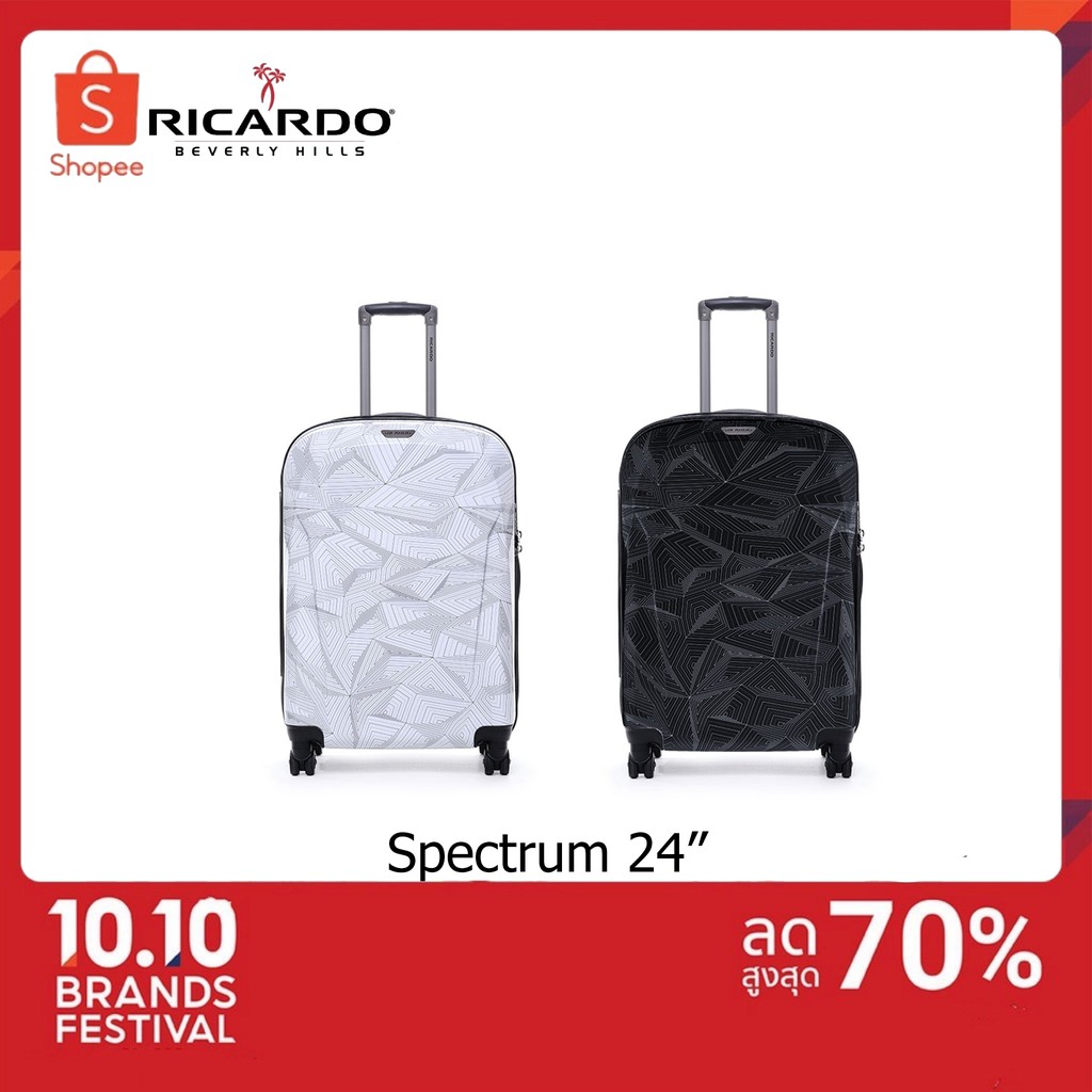 กระเป๋าเดินทางRicardo Spectrum 24 นิ้ว สีขาว